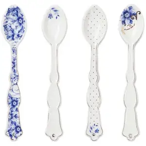 Coffret 4 cuillères à café Royal Blanc Pip Studio pas cher