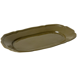 HKliving - Plat en métal New Classics Olive taille unique