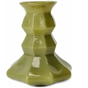Comparateur de prix : HK LIVING - Vase Silhouette - Vert - Verre