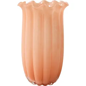 HK LIVING - Vase High - Orange - Verre