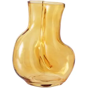 HK LIVING - Vase Gleam - Orange - Verre