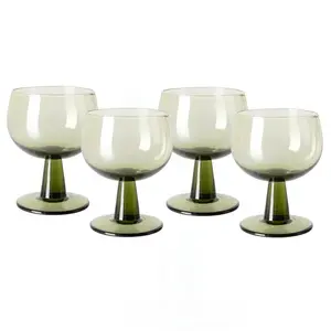 Lot de 4 verres à vin bas - 25 cl Hk Living