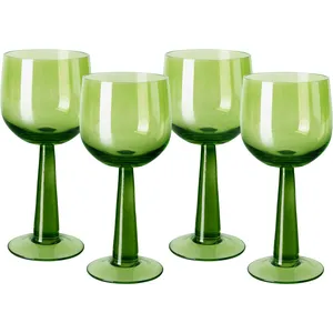 HK LIVING - Verre à vin The emeralds - Vert - Verre pas cher