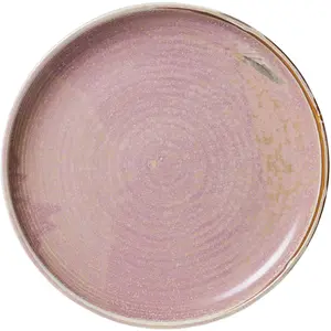 HKliving - Assiette Chef Ceramics en porcelaine Vieux Rose taille uniq... pas cher