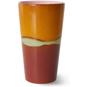 HKliving - Tasse en grès Orange taille unique