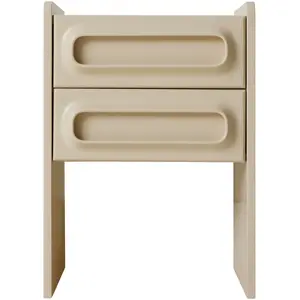 Table de nuit en bois crème Space - HKlivingVendu parmade-in-design