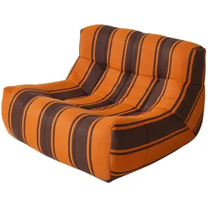 Fauteuil de jardin lazy en tissu imprimé Retro - HKliving pas cher