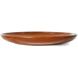 HKliving - Assiette en porcelaine Chef ceramics Terracotta S pas cher