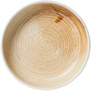 HKliving - Assiette creuse Chef Ceramics en porcelaine Crème taille un... pas cher