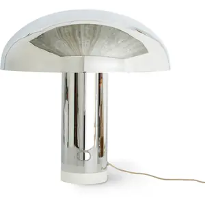 HKliving LOUNGE-Lampe à poser avec variateur Verre H49cm ArgentéVendu parmade-in-design