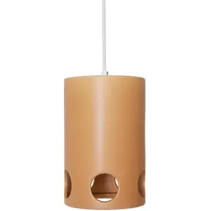 HKliving CERAMIC PEACH-Suspension Céramique H23cm pas cher
