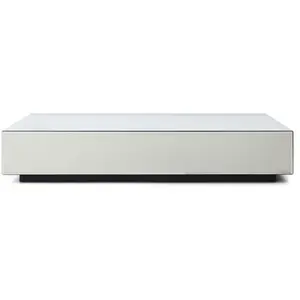 HK LIVING - Table basse Mirror Block - Blanc - Verre miroir