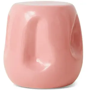Table d'appoint en céramique Currents Coral - HKLIVING pas cher