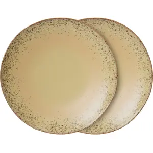 HK LIVING - Assiette 70s ceramics - Beige - Grès émailléVendu parmade-in-design