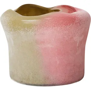 HK LIVING - Vase Folded mid - Multicolore - Verre