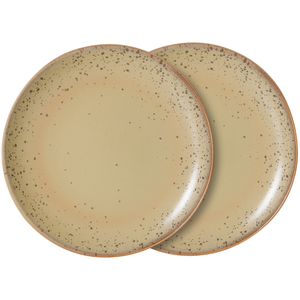 Hkliving HK LIVING - Assiette à dessert 70s ceramics - Beige - Grès émaillé pas cher