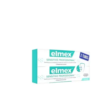 Comparateur de prix : Elmex Sensitive Original dentifrice lot de 2 x 75ml
