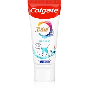 Colgate Total Junior Active Prevention Mild Mint dentifrice dents et cavité buccale parfaitement nettoyées pour enfant 50 mlVendu parnotino