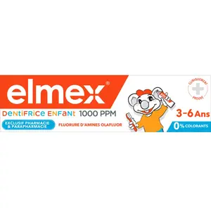 Comparateur de prix : Elmex Kids Dentifrice Enfant 3-6 ans 50ml