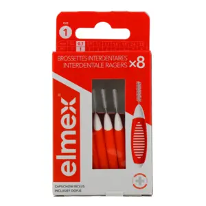 Comparateur de prix : Elmex Brossettes Interdentaires Taille 1 - 0,7Mm - Pack De 8 Brossettes