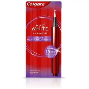 Comparateur de prix : COLGATE MAx white ultimate - Sérum Blancheur Nuit 2,5ml
