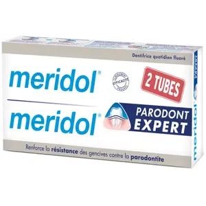 Comparateur de prix : Meridol Parodont Expert Dentifrice Lot de 2 x 75ml