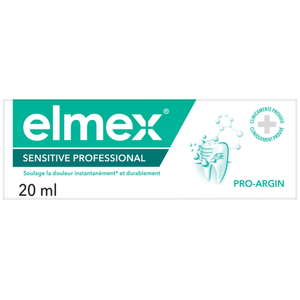 Comparateur de prix : Elmex Sensitive Professional Dentifrice 20ml
