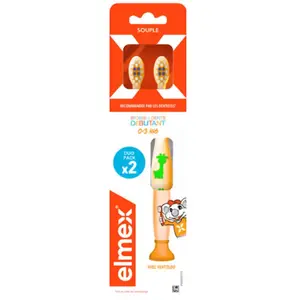 Elmex Brosse à Dents Enfants 0-3 ans DUO pas cher