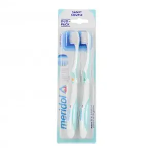 Meridol Brosse à Dents Souple Duo Pack de 2