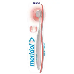 MERIDOL soin complet - Brosse à dents souple pas cher