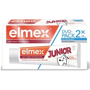Comparateur de prix : Elmex Dentifrice Anti-Caries Junior 6-12 ans Duo Pack