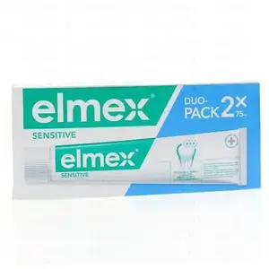 Comparateur de prix : ELMEX Sensitive dentifrice pour dents sensibles lot de 2 tubes 75ml