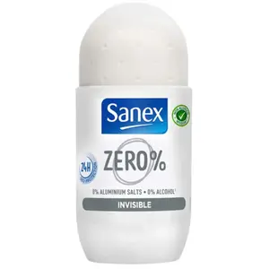 Sanex Zero% Invisible Deo Roll-On 50 Ml pas cher