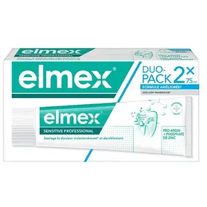 Comparateur de prix : Elmex Sensitive Professionnal Dentifrice Lot de 2 x 75ml
