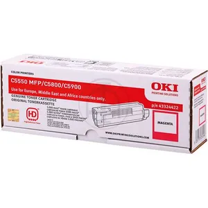OKI - Magenta - original - cartouche de toner - pour C5550 MFP, 5800dn, 5800Ldn, 5800n, 5900cdtn, 5900dn, 5900dtn, 5900nVendu parfnac