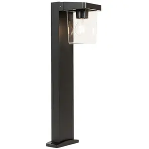 QAZQA Lampe d'extérieur moderne sur pied noir 60 cm IP54 - ChimayVendu paramazon
