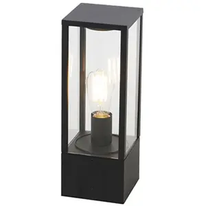 QAZQA Lampe d'extérieur industrielle noire 40 cm IP44 - CharloisVendu paramazon