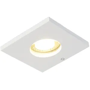 QAZQA Spot encastrable pour salle de bain moderne blanc IP54 - DokuVendu paramazon