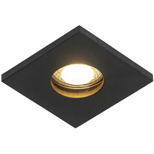 QAZQA Spot encastrable de salle de bain moderne noir - DokuVendu paramazon