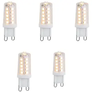Luedd - Lot de 5 Ampoule led G9 dimmables 3,2 w 250 lm 2200 kVendu parconforama