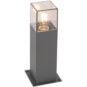 QAZQA Lampe d'extérieur sur pied moderne 30 cm gris foncé IP44 - DanemarkVendu paramazon