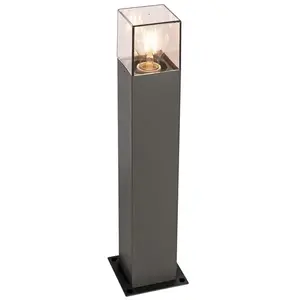 QAZQA Lampe d'extérieur sur pied moderne 50 cm gris foncé IP44 - DanemarkVendu paramazon