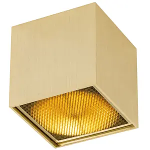 Spot en saillie design or GU10 111mm - Box Honey - Qazqa pas cher