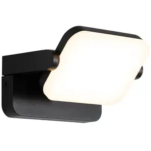 Kamile - led Applique murale - 1 lumière - l 20 cm - Noir - Moderne - ...