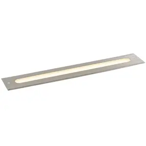 QAZQA Spot de sol moderne en acier 50 cm avec LED IP65 - ElineVendu paramazon