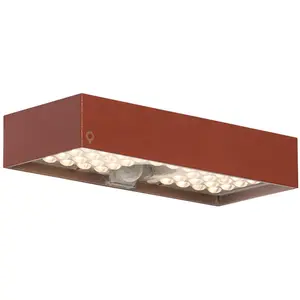 QAZQA Applique d'extérieur rouge avec feu de croisement et capteur sur...Vendu paramazon
