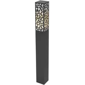 QAZQA Borne extérieure moderne noire 90 cm IP44 - NicoleVendu paramazon