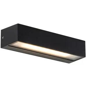 Steph - led Applique murale - 1 lumière - l 22 cm - Noir - Moderne - é...