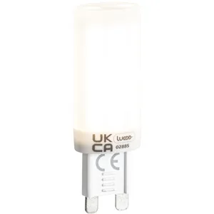 LUEDD Ampoule LED dimmable 3 étapes G9 opale 4,5W 500LM 4000K pas cher