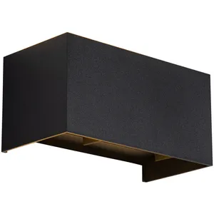 QAZQA edwin - LED Applique murale - 4 lumière - L 20 cm - Noir - Moder...